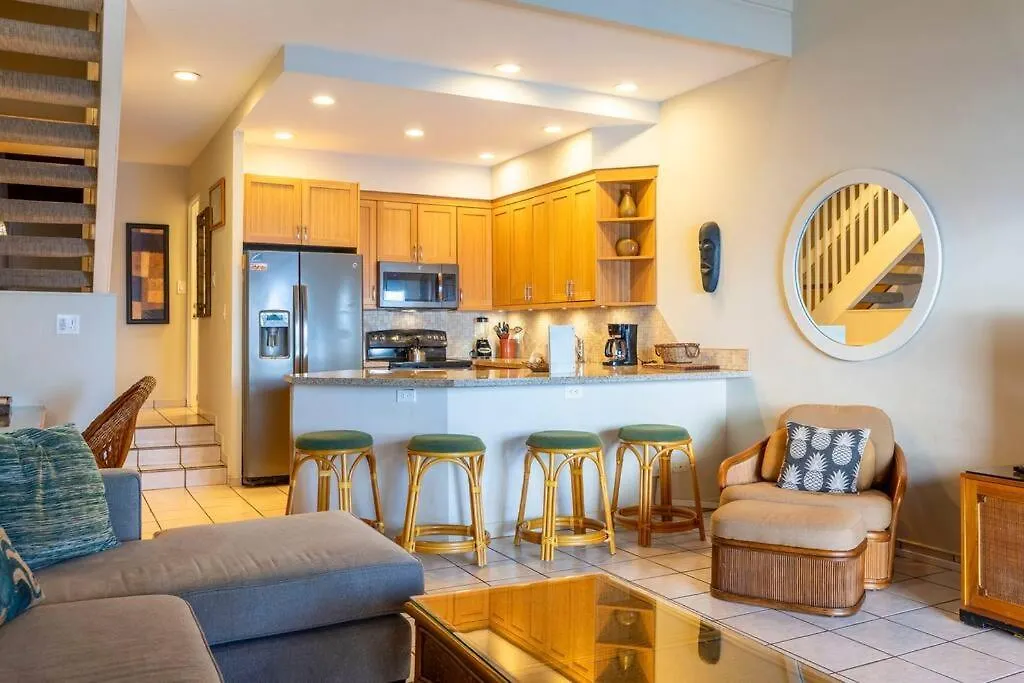 Lägenhet Hale Mahina B403- Beautiful 2 Bedroom Oceanfront Condo, Private Beach, Farmers Market, And More Kahana